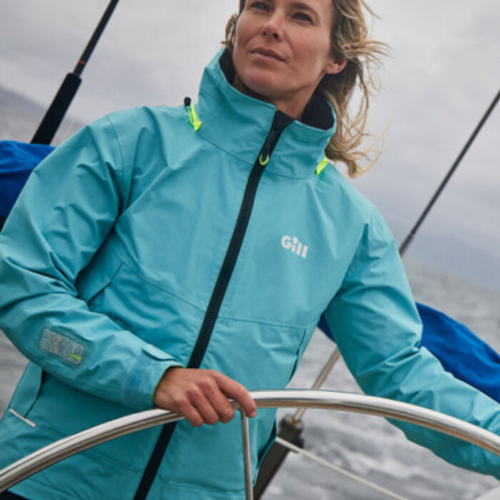 2024 Gill Womens OS3 Coastal Jacket OS33JW - Marine Blue